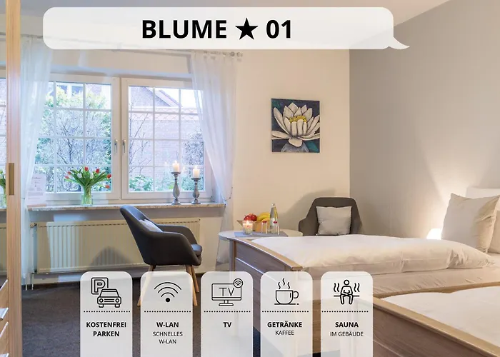 Blumenvilla - 15 Minuten Bis Zum Heide Park, Haustiere Willkommen, Sauna Im Gebaeude